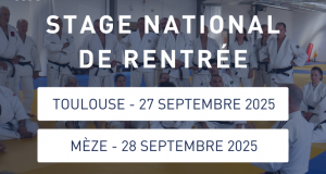 Stage National de Rentrée 2025 : inscrivez-vous dès à présent !